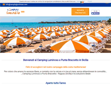 Tablet Screenshot of campingluminoso.com